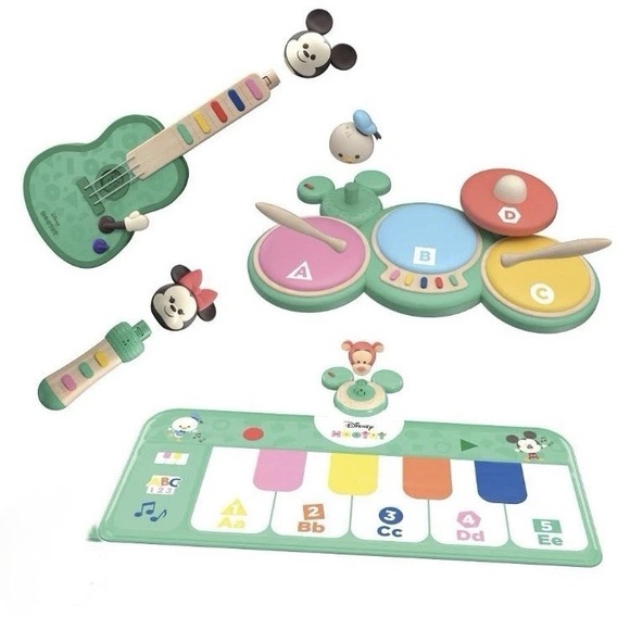 Disney Other - Disney Hooyay "Rock n Swap" Music Band Set Early Learning 18 M-5 Yrs NIB